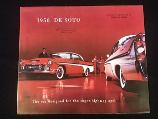 Vtg 1956 Desoto Car Dealer Sales Brochure