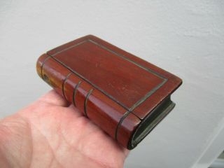 An Early 19th Century Mahogany Book Design Puzzle Snuff Box C1820/40