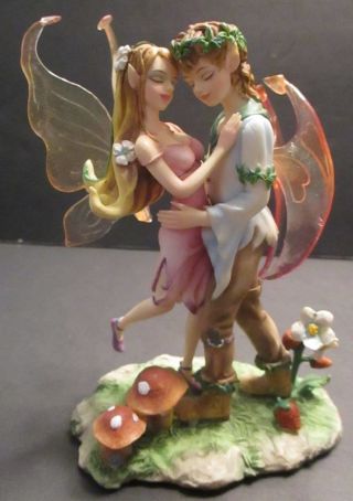 Dragonsite Fairies Forever Figurine Linda Biggs Limited Edition Couple Love