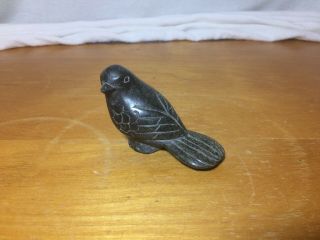 Soap Stone Carved Bird Not Signed