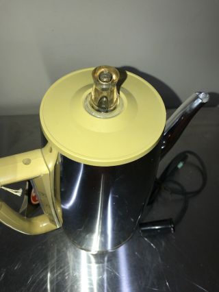NWOB Vtg GE General Electric Coffee Maker Percolator P15 AV Avocado Automatic 6