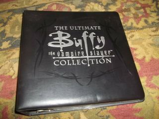 Buffy The Vampire Slayer Binder With Autographs And Trading Cards