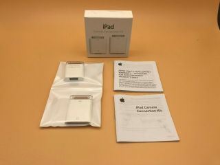 Nos Apple A1358 A1362 Ipad Camera Connection Kit W/box,  Papers