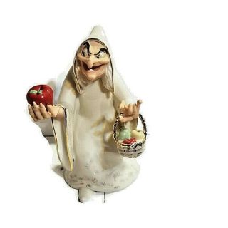 Lenox Disney Snow White Witch Try An Apple Dearie Seven Dwarfs Porcelain