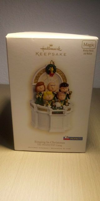 Hallmark Keepsake Ornament The Peanuts Gang Ringing In Christmas,  2007.