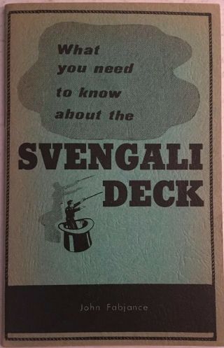 What You Need To Know About The Svengali Deck / 1971 / Card Tricks Booklet