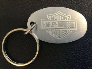 Zippo Keychain - Harley Davidson - Key Ring - Key Chain - Bar and Shield Chrome 3