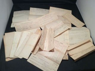 (25) Late 1800s Tax Receipts,  Dr.  Philo Alden,  Benton County,  Ark