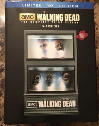 The Walking Dead: Season 3 (blu - Ray Disc,  2013,  5 - Disc Set,  Limited Edition)