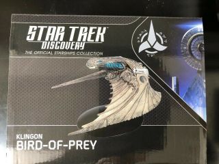 Eaglemoss Star Trek Discovery Issue 4 Klingon Bird Of Prey