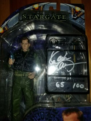 Jonas Quinn Stargate SG - 1 Action Figure Rare Collectible Autographed 65 of 100 2