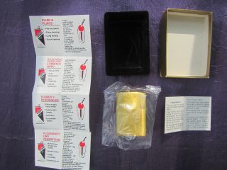Marlboro Wild West Brass Zippo Lighter with Bag,  Box & Promo Sheets 2