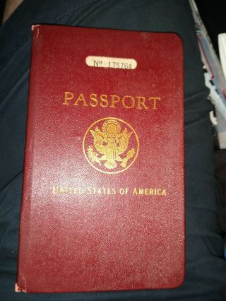 Vintage Us Passports Father Born 1869 And Daughter 1899 German Visas
