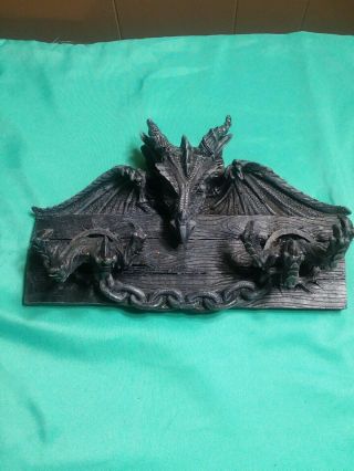 Gothic Medieval Dragon Wall Plaque
