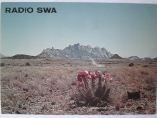 Qsl Card From Radio Swa Namibia From Windhoek 1985