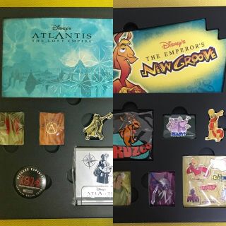 Japan Disney Pin Jds 15 Fabulous Years Atlantis Kida & The Emperor 