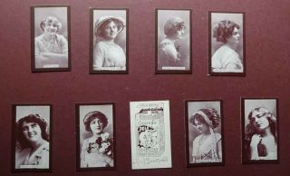 Actresses (brown) Issued 1908 By Ogdens G.  Gold Polo Set 30