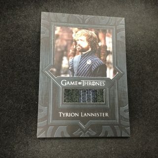 Tyrion Lannister 2019 Rittenhouse Game Of Thrones Inflexions Shirt Relic Vr10 Jk