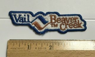 Beaver Creek Resort Vail Colorado Skiing Ski Area Embroidered Patch Emblem Badge