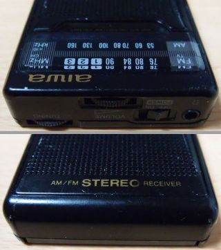 AIWA Card Size AM/FM (Stereo) Radio CR - S30. 4