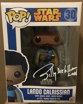 Billy Dee Williams Signed/autographed Funko Pop Star Wars Lando Calrissian