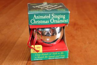 Pbc Animated Singing Christmas Ornament " Rockin 