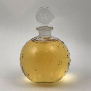 Vintage Worth Lalique Stars Perfume Bottle Je Reviens Star Bottle - 5 1/2 Oz