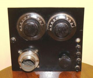 Antique Lemco San Francisco Single Tube Radio Board From The Early 1920 