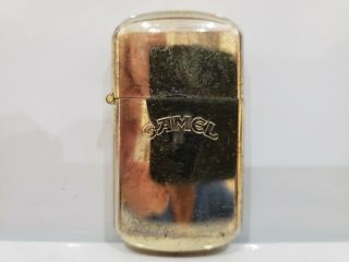 Vintage " Camel " Cigarette Lighter / Gold Tone