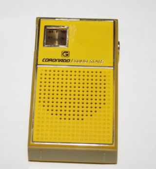 Vintage Coronado Solid State Transistor Radio Model Ra80 - 5270a