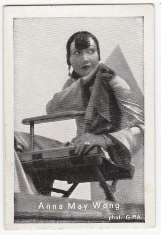 Anna May Wong Card 115 " Movie - Star - Series 1 " From Macedonia Dresden 1932