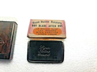 Antique Rolls Razors Blade BAKELITE Case Box Advertising Rare Made in England 4