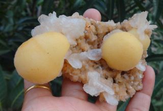 thomsonite balls on heulandite stilbite Crystals & MINERALS SPECIMEN G - 1 6