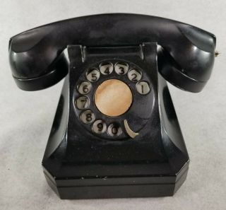 Black Desk Telephone Rare 1930 
