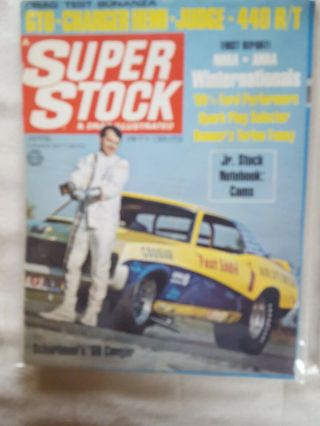 Vintage Stock & Drag Illustrated Cars Magazines 1967,  68,  69