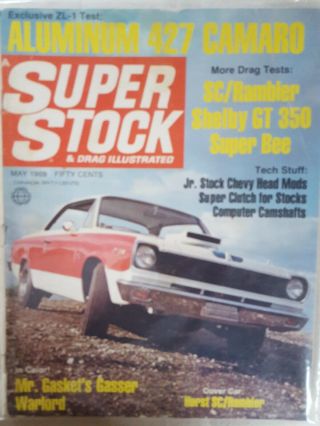 Vintage Stock & Drag Illustrated Cars Magazines 1967,  68,  69 3