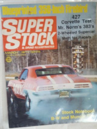 Vintage Stock & Drag Illustrated Cars Magazines 1967,  68,  69 4