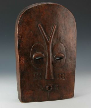 20 " Tribal Primitive Hand Carved Wood Wall Mount Wooden Mask Face Sculpture Bsf