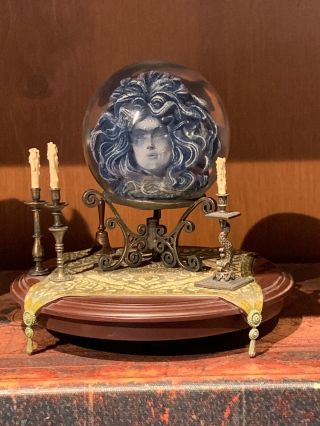 Disney Parks Haunted Mansion Madame Leota Crystal Ball Seance Room Figurine