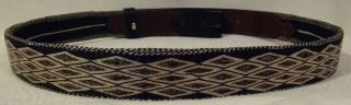 Hitched Horsehair Belt.  Size 34