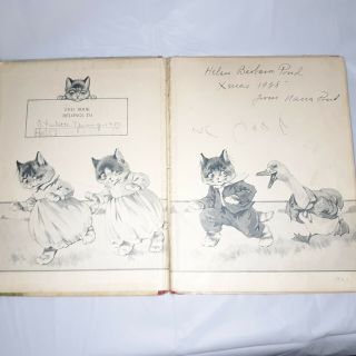 Tom Mitten ' s Cousins Vintage Children ' s Book Anthropomorphic Cat Illustrations 3
