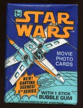 1977 Topps Star Wars 5th Series Wax Pack ( )