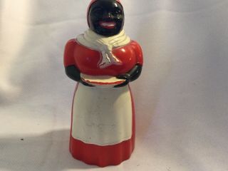 Vintage Aunt Jemima Plastic Syrup Pitcher Black Americana F&f Mold And Die