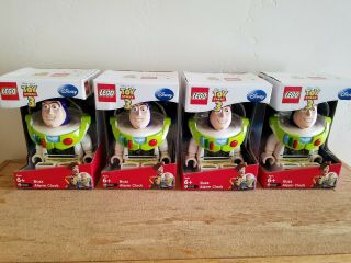 4 X Lego Kids 9002748 Toy Story Buzz Collectible Mini - Figure Alarm Clock