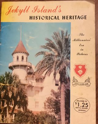 Rare Vintage Jekyll Island Club Georgia Travel Brochure History