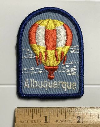 Albuquerque Mexico Hot Air Balloon Ballooning Nm Souvenir Embroidered Patch