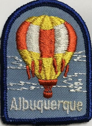 Albuquerque Mexico Hot Air Balloon Ballooning NM Souvenir Embroidered Patch 2