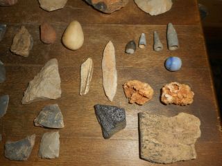 Native American Artifact,  Indian stone tool,  blade,  axe,  scraper,  plummet,  arrowhead, 2