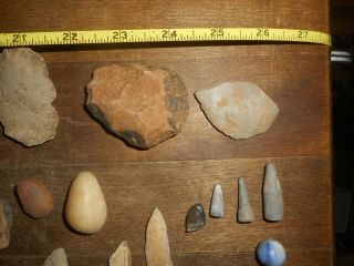 Native American Artifact,  Indian stone tool,  blade,  axe,  scraper,  plummet,  arrowhead, 3