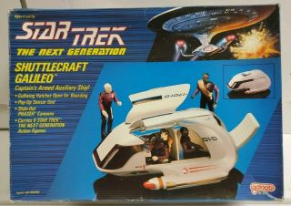1989 Galoob Star Trek The Next Generation Shuttlecraft Galileo